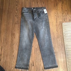 KUT from the Kloth Rosa High-Rise Straight Legs in Unforgettable